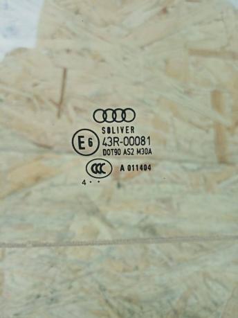 Стекло двери Audi A6 C6 заднее левое 4F5845205