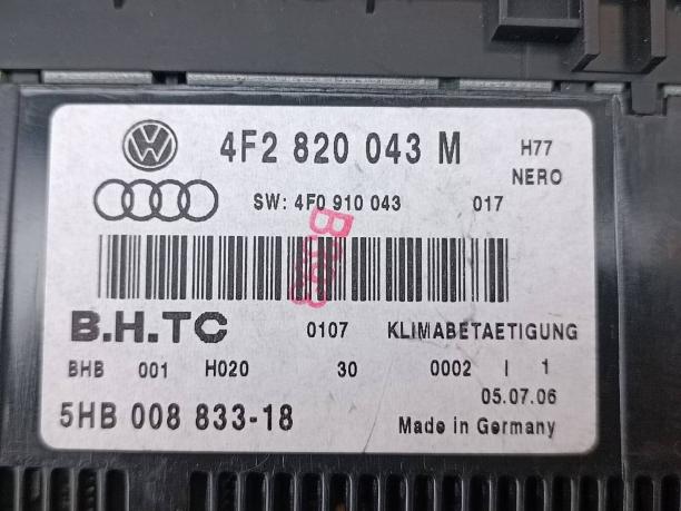 Блок управления кондиционером Audi A6 C6  4F2820043P