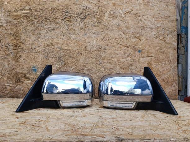 Зеркало боковое Mitsubishi Pajero 4 Хром к-т  7632A494