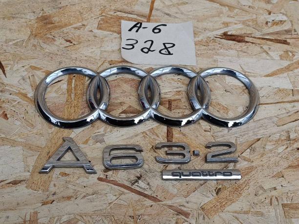 Эмблема Audi A6 багажника к-т  4F0853741