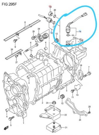 Датчик раздатки Suzuki Grand Vitara XL 4WD 37680-60A11