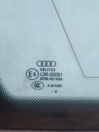 Стекло кузовное Audi A6 C6 AVANT заднее левое 4F9845299K