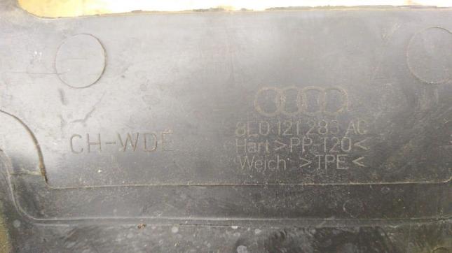 Пыльник радиатора Audi A4 B7 LH 05-08гг.  8E0121283AC