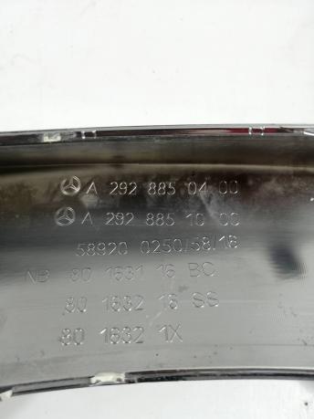 Накладка переднего бампера прав Mercedes W292 GLE A2928851000