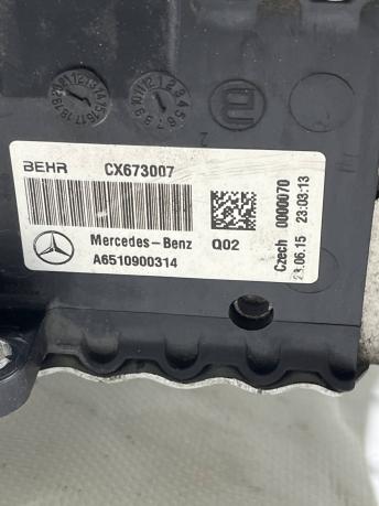 Радиатор интеркулера Mercedes C-class A6510900314