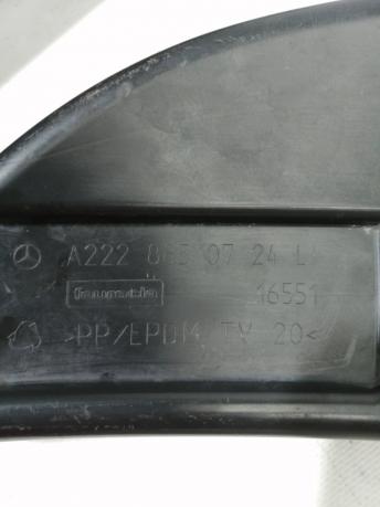 Накладка переднего бампера левая Mercedes W222 S A2228850724