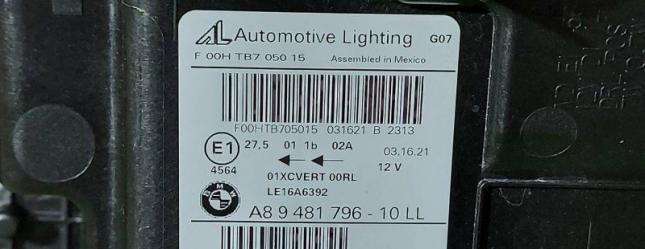 Фара LED правая Bmw X7 G07 63119852948