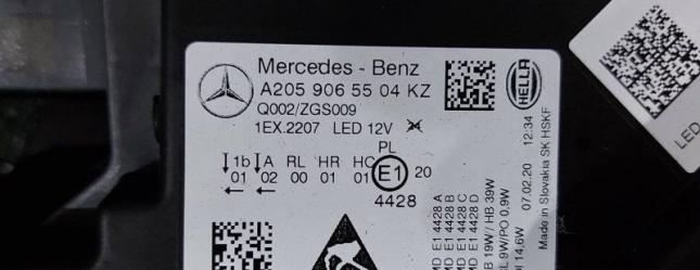 Фара Lift Full LED правая Mercedes-Benz C W205 A2059065504