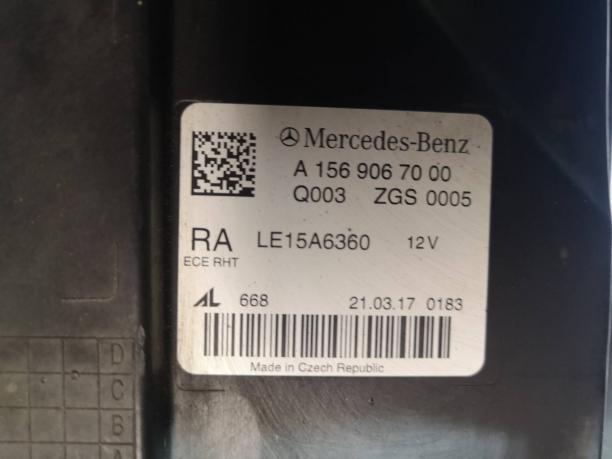 Фара правая Mercedes X156 GLA A1569067000