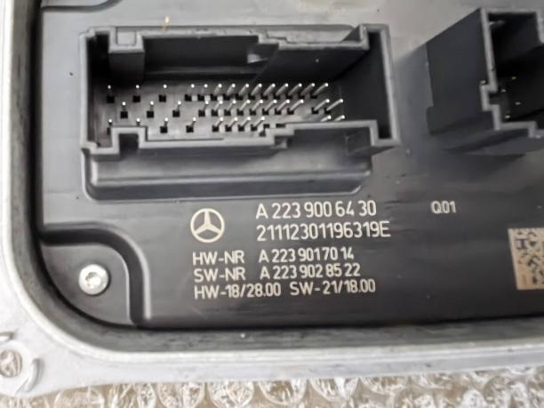 Блок управления фарой LED Mercedes W223 A2239006430