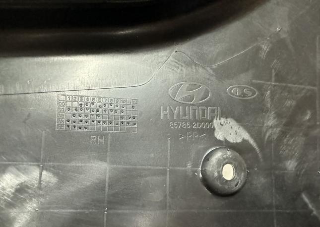Обшивка багажника правая Hyundai elantra xd 2000 857852D000