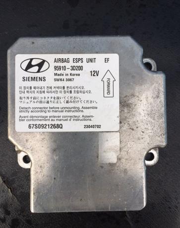 Блок airbag esps. Hyundai Sonata 2002-2011 95910-3D200