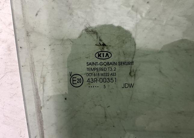 Стекло задний правый Kia ceed 2 JD 2012-2015 43R-00351