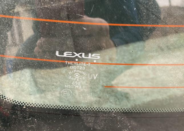 Заднее лобовое стекло Lexus GS4 GS250 GS350 12г 6480130926