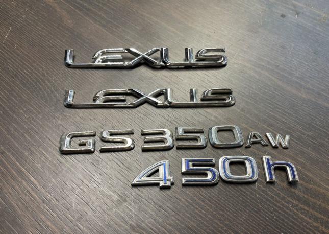 Надпись " Lexus GS300 / GS450h / GS350 " 05-11г 