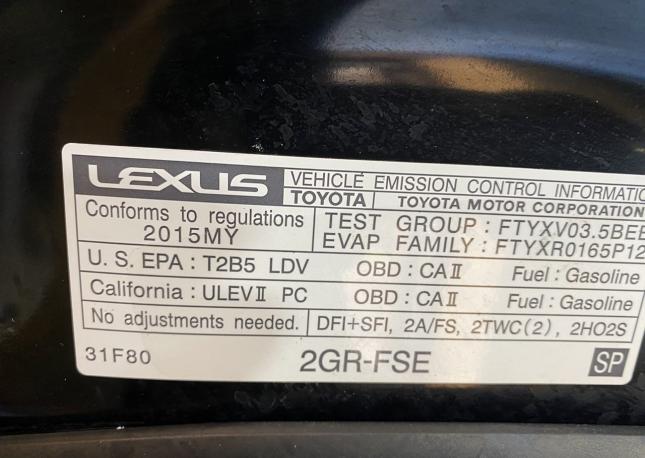Капот Lexus GS 4 2012-2020 5330130490