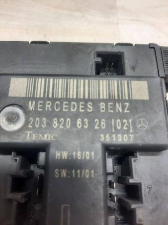 Блок управления передней левой двери Mercedes W203 A2038206326