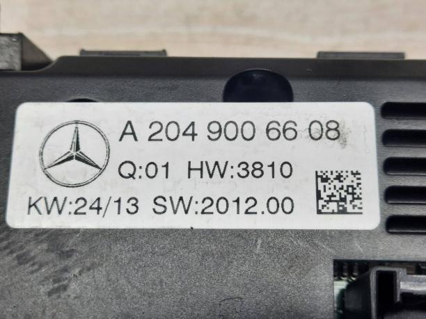 Блок управления климат контролем Mercedes W204 A2049006608