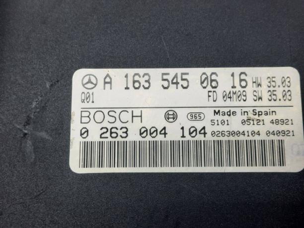 Блок управления парктрониками Mercedes W163 A1635450616