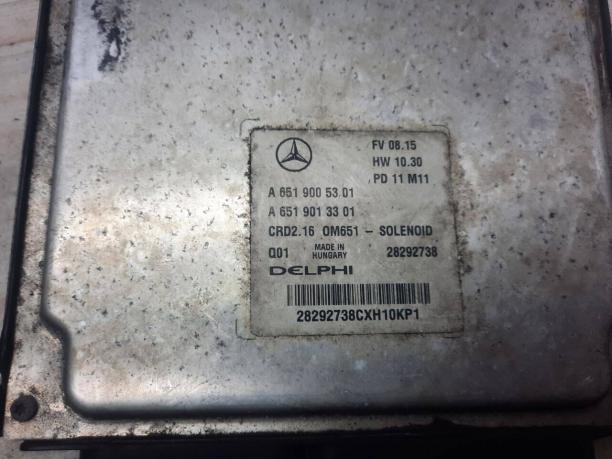 Блок управления двигателем Mercedes Om651 Delphi A6519005301