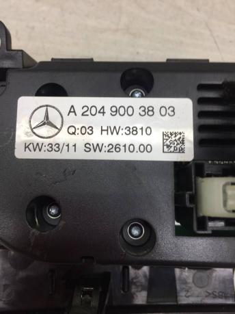 Блок управления климатом Mercedes W204 A2049003803