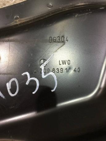 Распорка задней части кузова Mercedes W209 Cabrio A2096391643