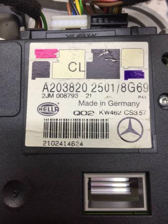 Плафон под панораму Mercedes W203 А2038202501 А2038202501