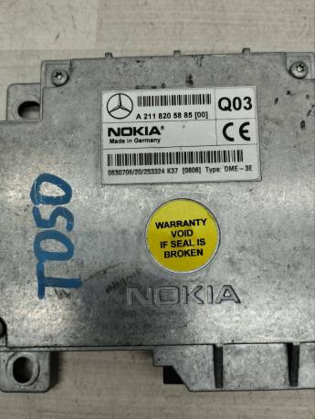 Блок управления телефоном Mercedes W220 A2118205885