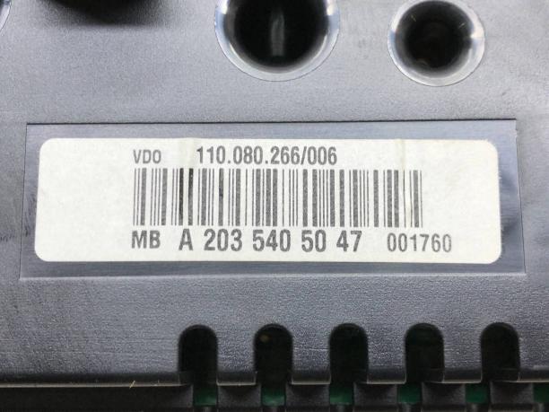 Приборная панель Mercedes W203  А2035405047 А2035405047