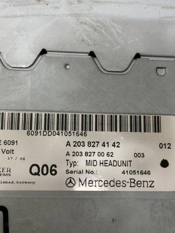 Магнитола Mercedes W203 A2038274142