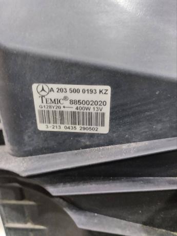 Вентилятор основного радиатора Mercedes W203 A2035000193