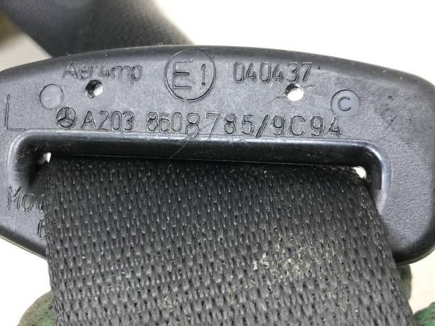 Ремень безопасности Mercedes W203 A2038600986