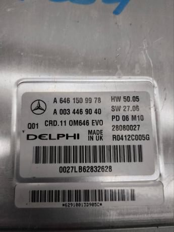 Блок управления двигателем Mercedes Om646 Delphi A6461509978