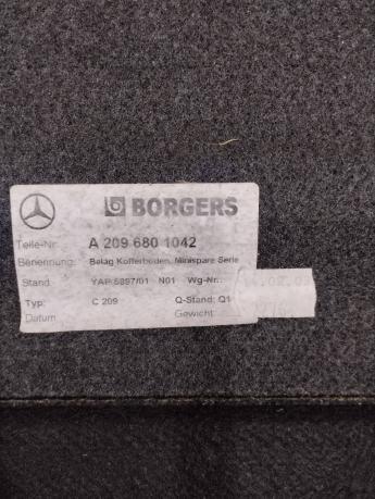 Пол багажника Mercedes W209 A2096801042