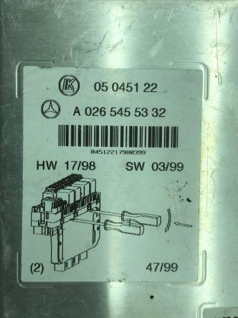 Блок SAM передний правый Mercedes W215 A0265455332