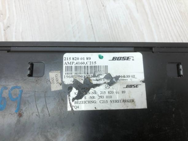 Усилитель звука BOSE Mercedes W215 А2158200189 А2158200189