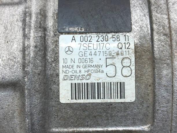 Компрессор кондиционера Mercedes Om642 А0022305811 А0022305811