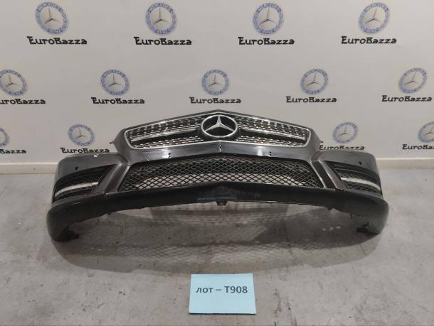 Бампер передний с решеткой Mercedes W218 AMG A2188800740