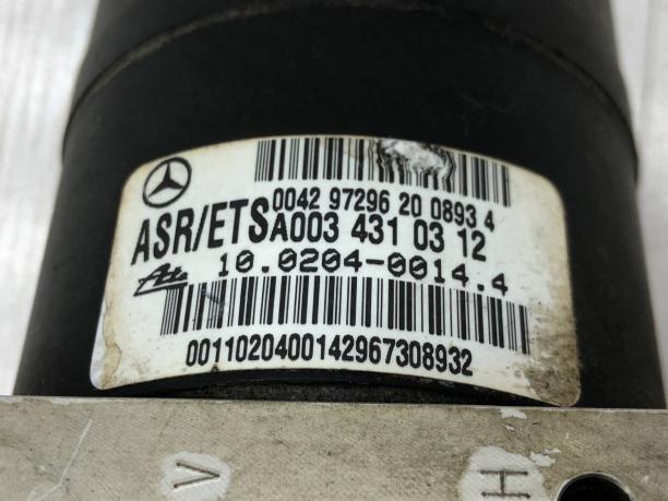 Блок ABS Mercedes R170 A0034310312