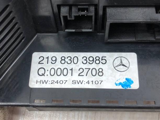 Блок управления климат-контролем Mercedes W219 А2198303985 А2198303985