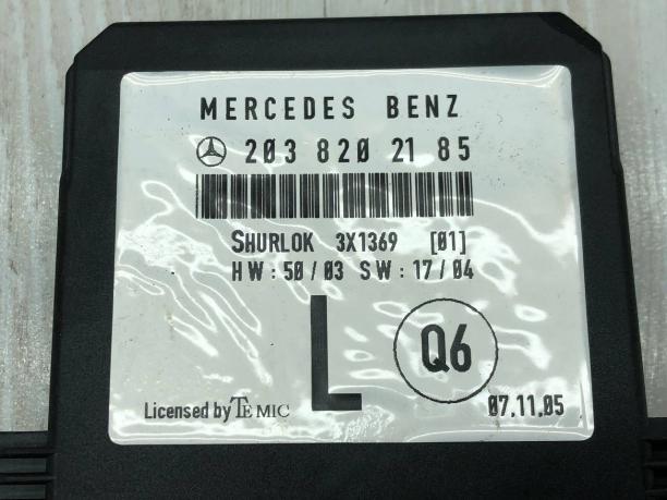 Блок управления дверью задний левый Mercedes W203 A2038202185