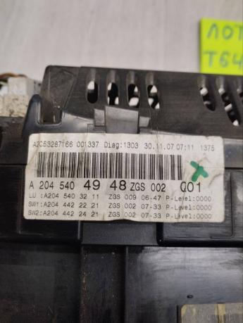 Приборная панель Mercedes W204 A2045404948