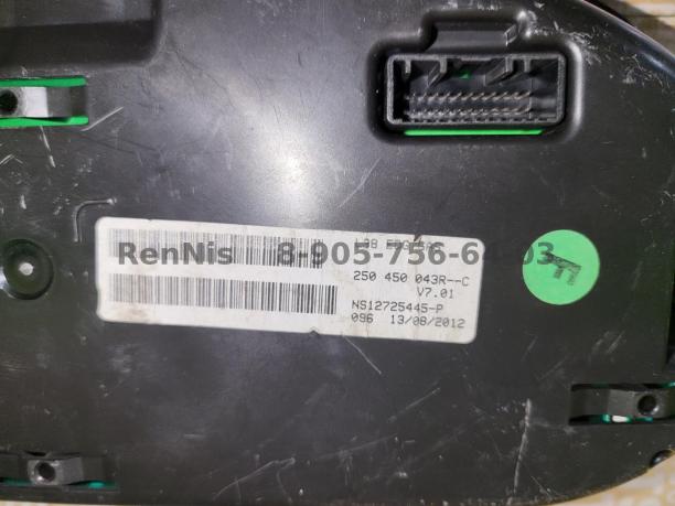Рено Флюенс щиток приборов оригинал 250450043R 250450043R