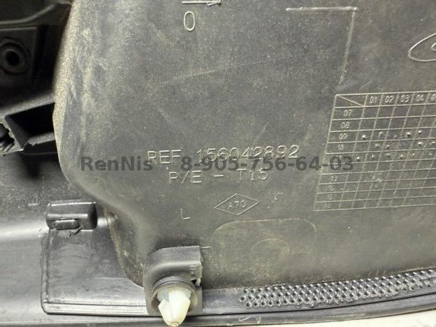 Рено Меган 3 обшивка двери задняя левая оригинал 829A11284R