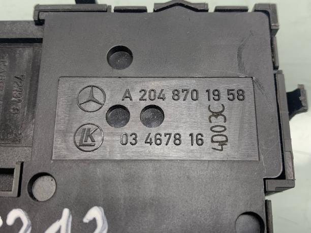 Блок регулировки сидения Mercedes W212 E 212 a2048701958
