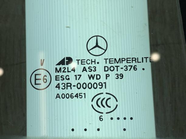 Форточка задняя правая Mercedes W164 ML 164 a1647302655