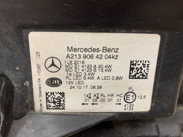 Фара передняя правая Mercedes W213 E 213 a2139066801