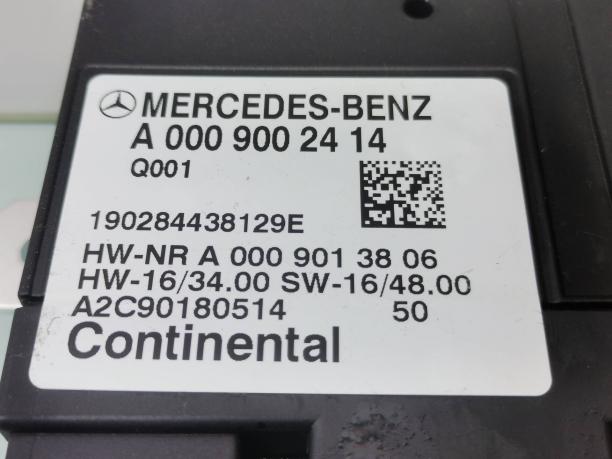 Блок управления топливным насосом Mercedes W222 S a0009002414