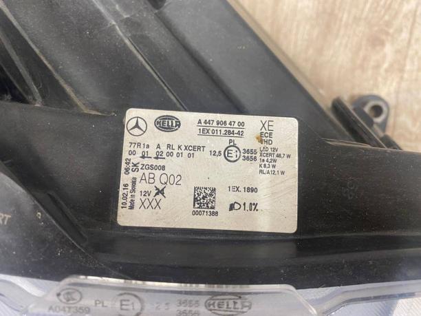 Фара правая Mercedes w447 V 447 ОРИГИНАЛ  a4479065300