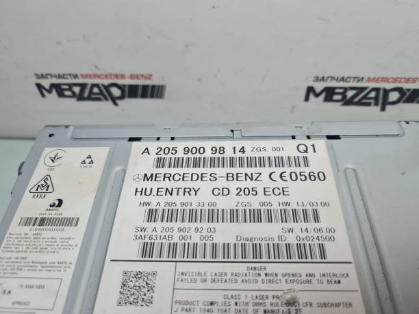 Блок управления мультимедиа Mercedes W205 C 205 a2059009814